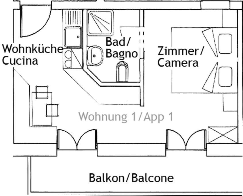 Oberkapillhof Villa Meltina Rum bild